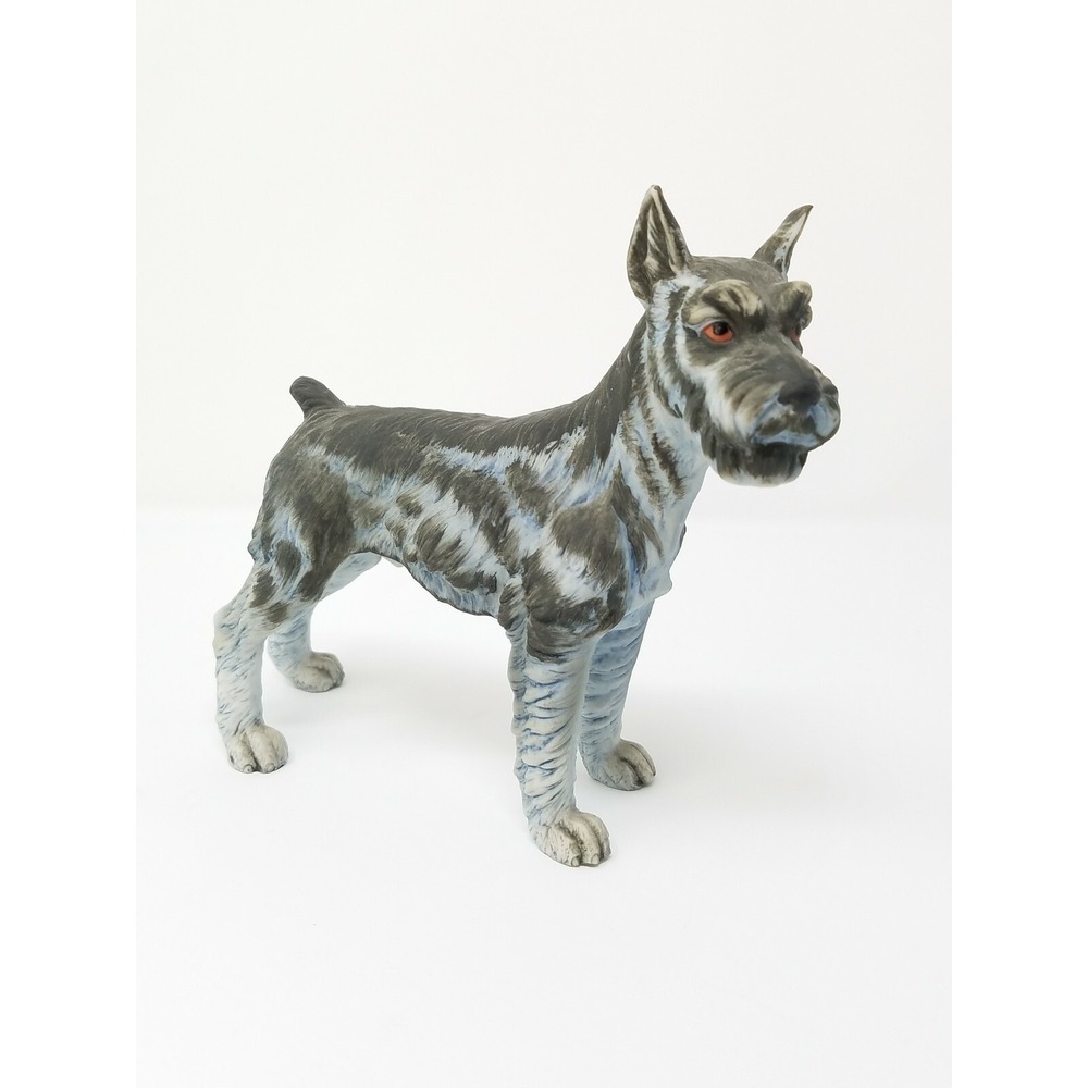 Vtg Andrea by Sadek 7733‎ Schnauzer collectible figurine Japan porcelain dog